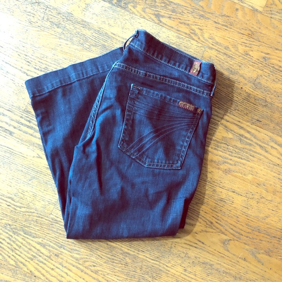 7 for all Mankind Crop Dojo Size 29 - Picture 1 of 2